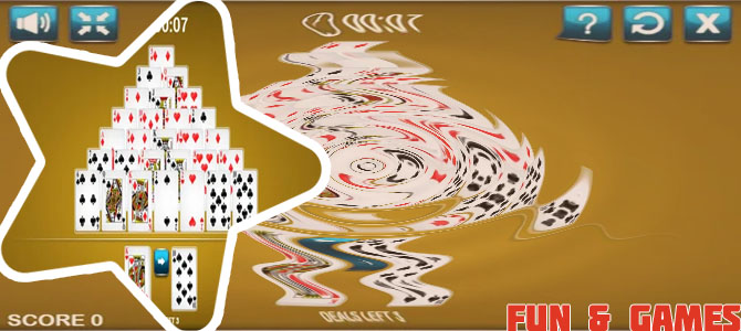 Game pyramid solitaire