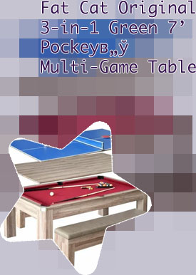 Multi game billiard pool table